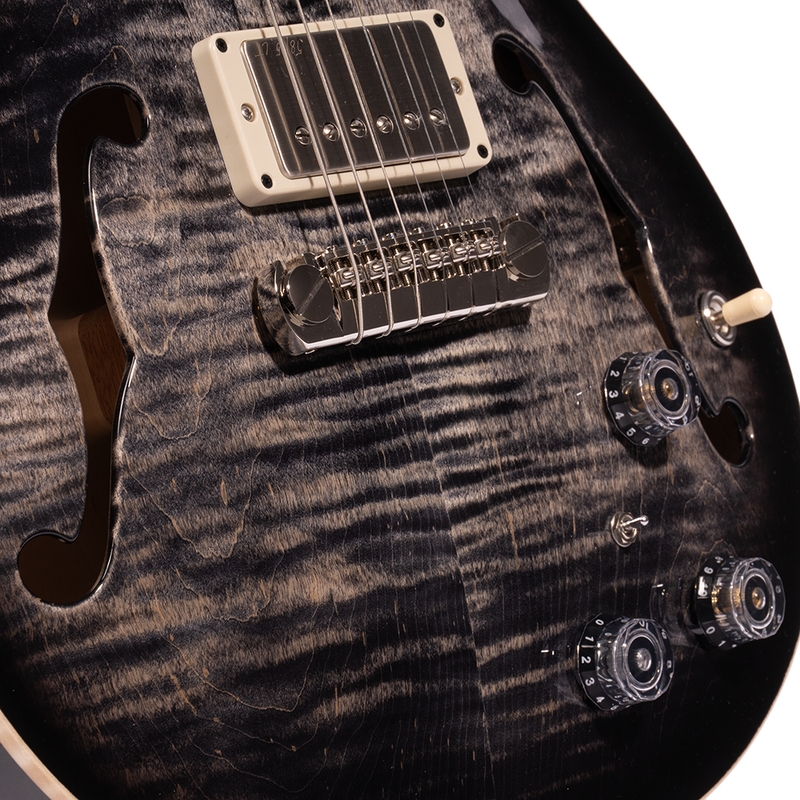 PRS Hollowbody II Piezo Electric Guitar, Charcoal Burst