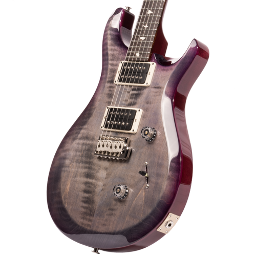 PRS S2 Custom 24 Electric Guitar, Faded Gray Black Purple Burst