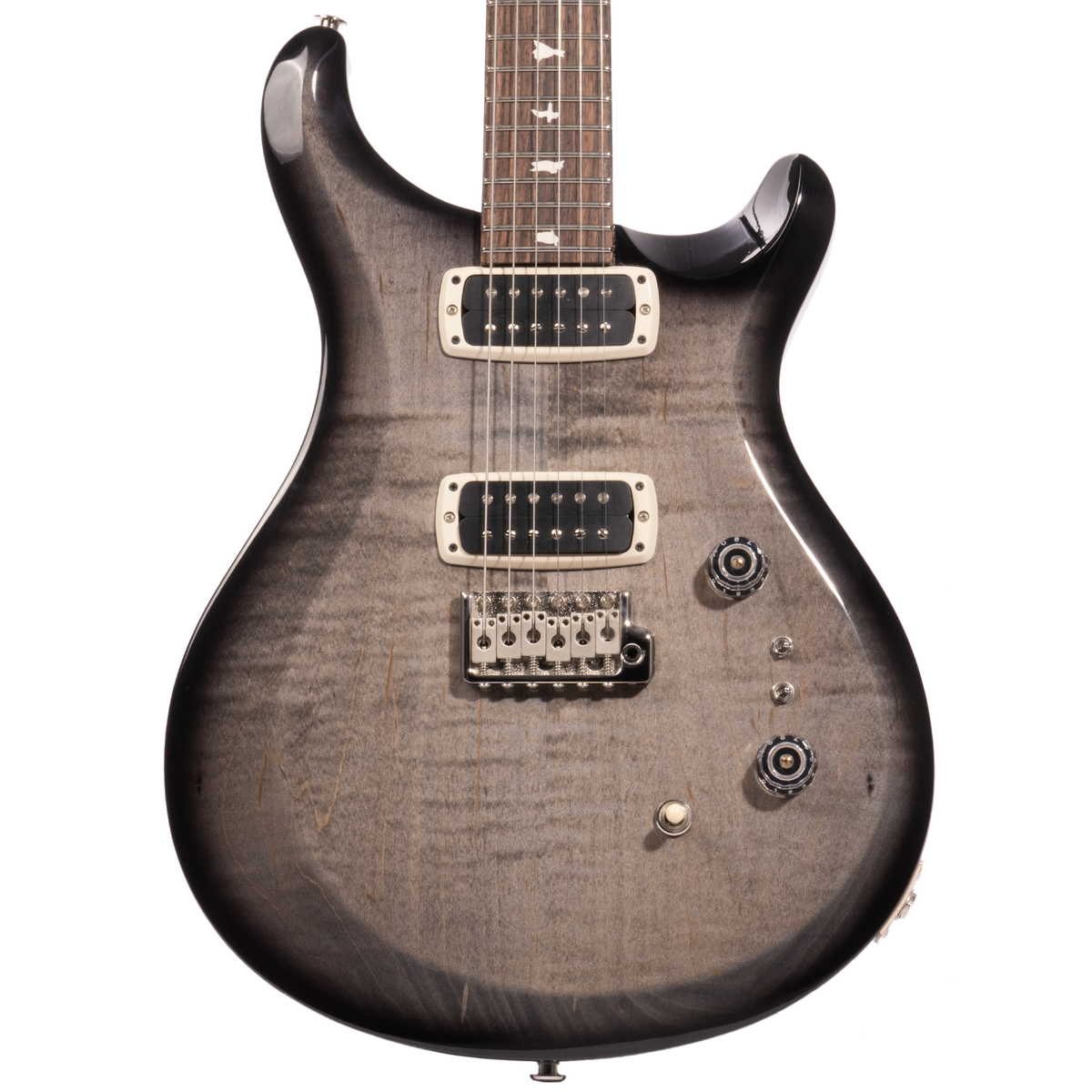 2024 PRS S2 Custom 24-08 Electric Guitar, Rosewood Fingerboard, Faded Gray Black Burst