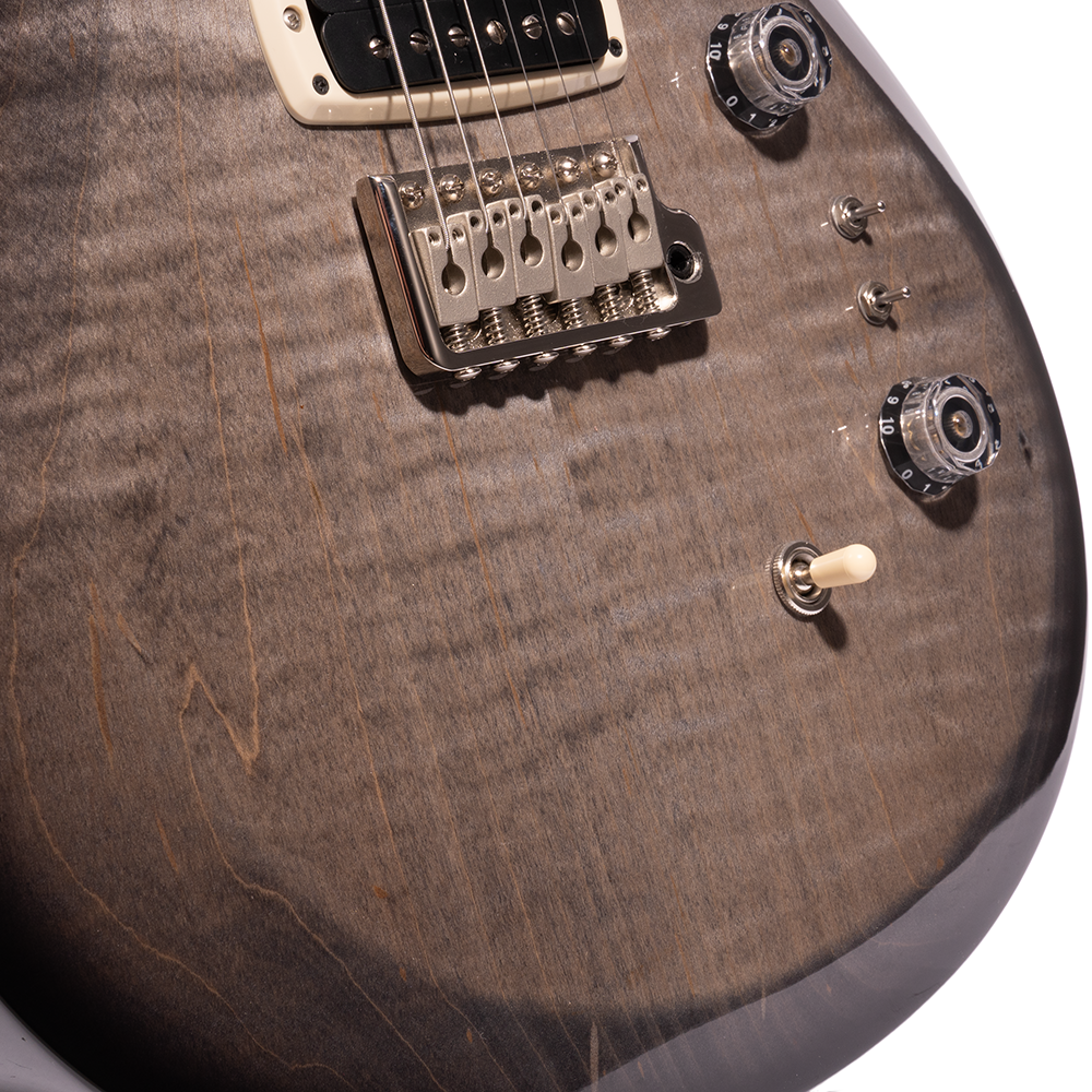 2024 PRS S2 Custom 24-08 Electric Guitar, Rosewood Fingerboard, Faded Gray Black Burst