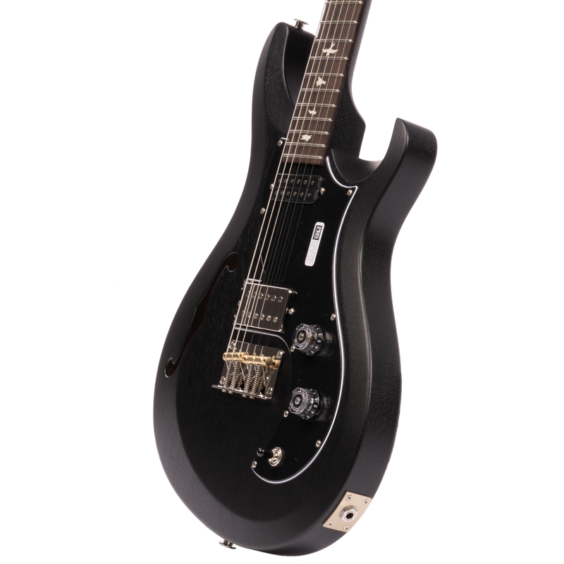 PRS S2 Vela Semi Hollow Satin Electric Guitar, Charcoal