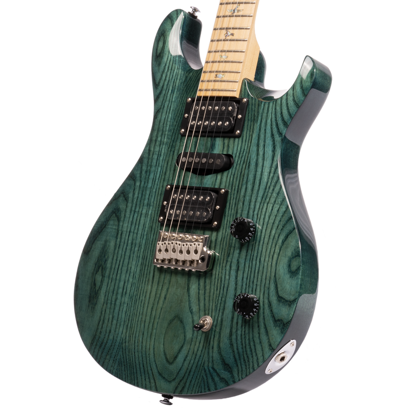 PRS SE Swamp Ash Special Electric Guitar, Maple Fingerboard, Iris Blue