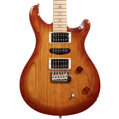 PRS SE Swamp Ash Special Electric Guitar, Maple Fingerboard, Vintage Sunburst