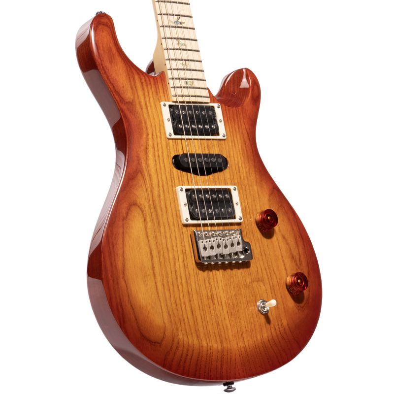 PRS SE Swamp Ash Special Electric Guitar, Maple Fingerboard, Vintage Sunburst