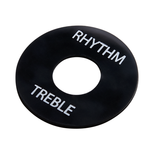 Gibson Switchplate, Black With White