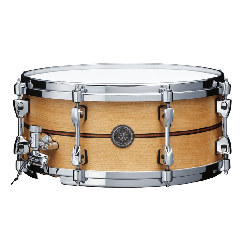 Tama 6x14 Starphonic Spruce Snare Drum, Satin Natural