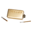 Gibson Custombucker Underwound Humbucker Pickup, Double Black, Gold Cover