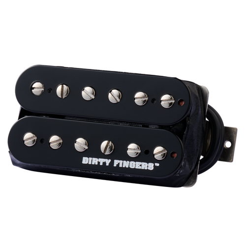 Gibson Dirty Fingers Quick Connect Treble Humbucker Pickup, Double Black