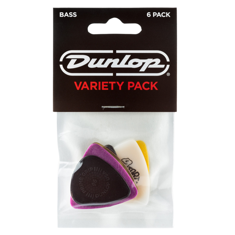 Dunlop Bass Pick Variety Pack, 6 Pack