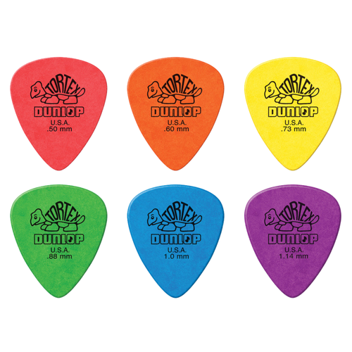 Dunlop Tortex Standard Pick Variety Pack, 12 Pack