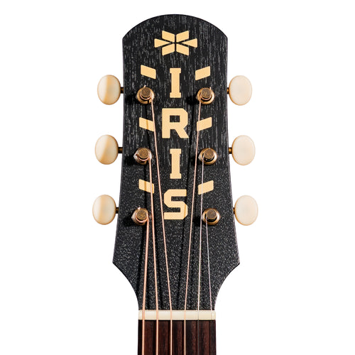 Iris Guitar Company RMC-000 12-Fret Acoustic Guitar, Bearclaw Spruce/Mahogany, Natural
