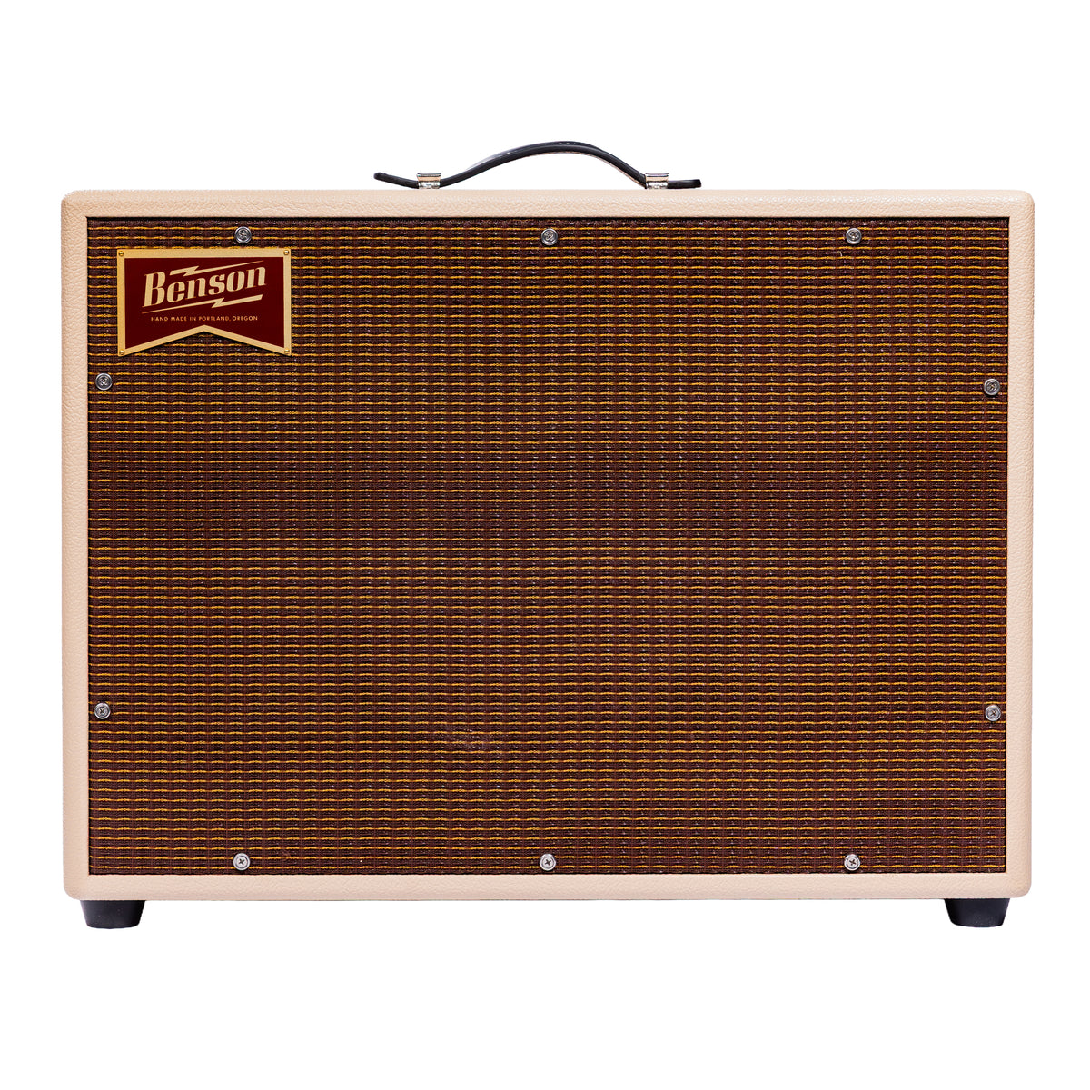 Benson Amps Redland 15 Reverb Guitar Combo Amplifier, Blonde/Oxblood