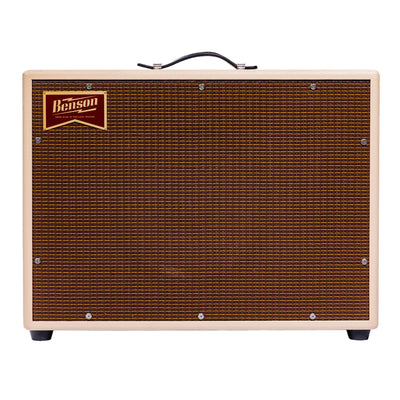 Benson Amps Redland 15 Reverb Guitar Combo Amplifier, Blonde/Oxblood