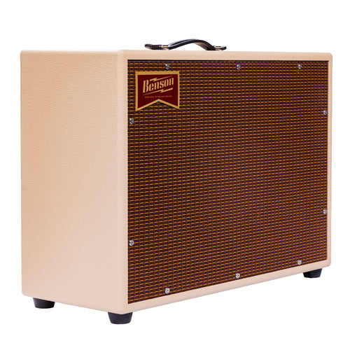 Benson Amps Redland 15 Reverb Guitar Combo Amplifier, Blonde/Oxblood