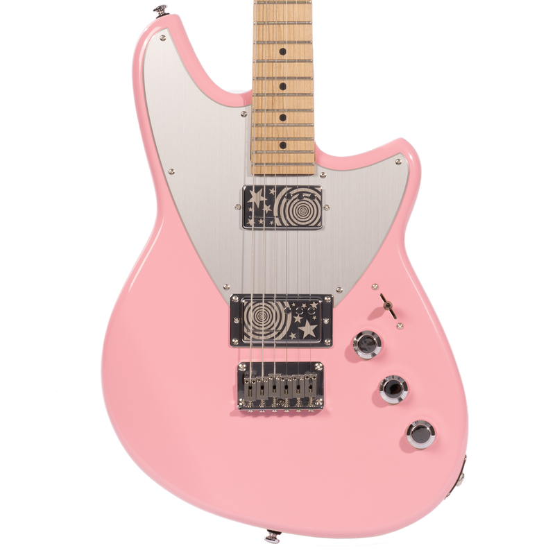 Reverend Billy Corgan Z-One Electric Guitar, Roasted Maple Neck, Orchid Pink