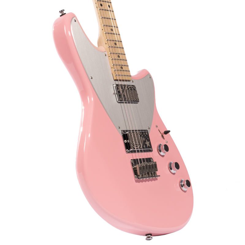 Reverend Billy Corgan Z-One Electric Guitar, Roasted Maple Neck, Orchid Pink