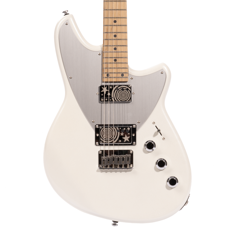 Reverend Billy Corgan Drop Z, Roasted Maple Neck & Fingerboard, Gloss Pearl White
