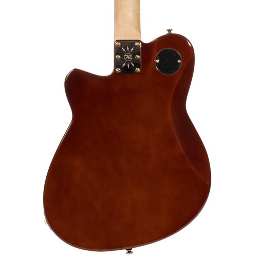 Reverend Charger RA FM Electric Guitar, Ebony Fingerboard, Coffee Burst w/ Gold Hardware