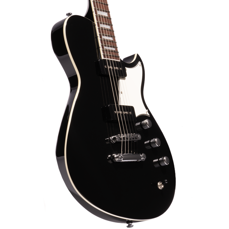 Reverend Contender 290 Electric Guitar, Rosewood Fingerboard, Midnight Black