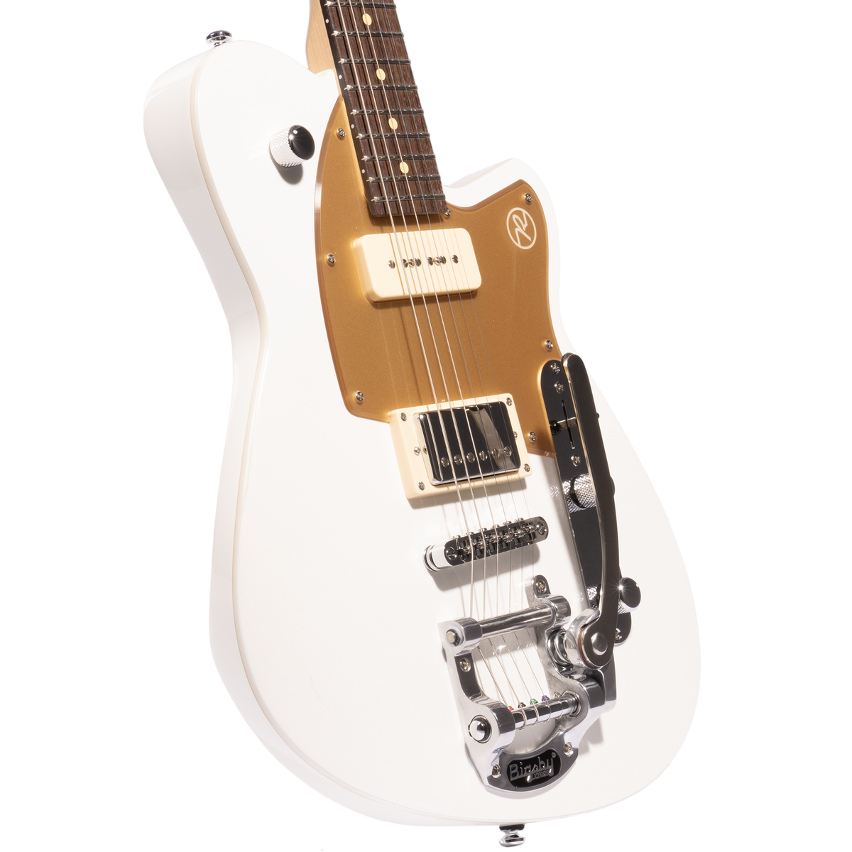 Reverend Double Agent OG Electric Guitar, Rosewood Fingerboard, Pearl White