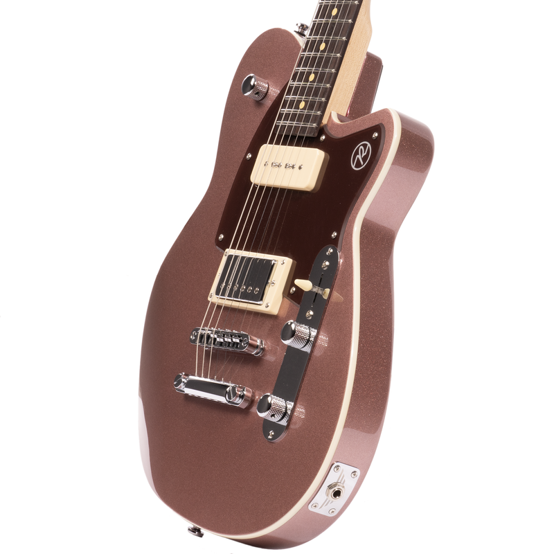 Reverend Limited Edition Double Agent OG Electric Guitar, Mulberry Mist