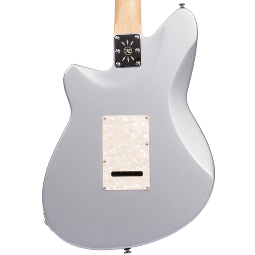 Reverend Double Agent W Electric Guitar, Rosewood Fingerboard, Metallic Silver Freeze