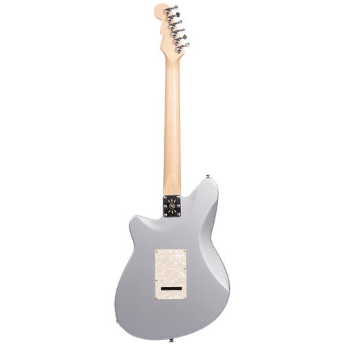 Reverend Double Agent W Electric Guitar, Rosewood Fingerboard, Metallic Silver Freeze