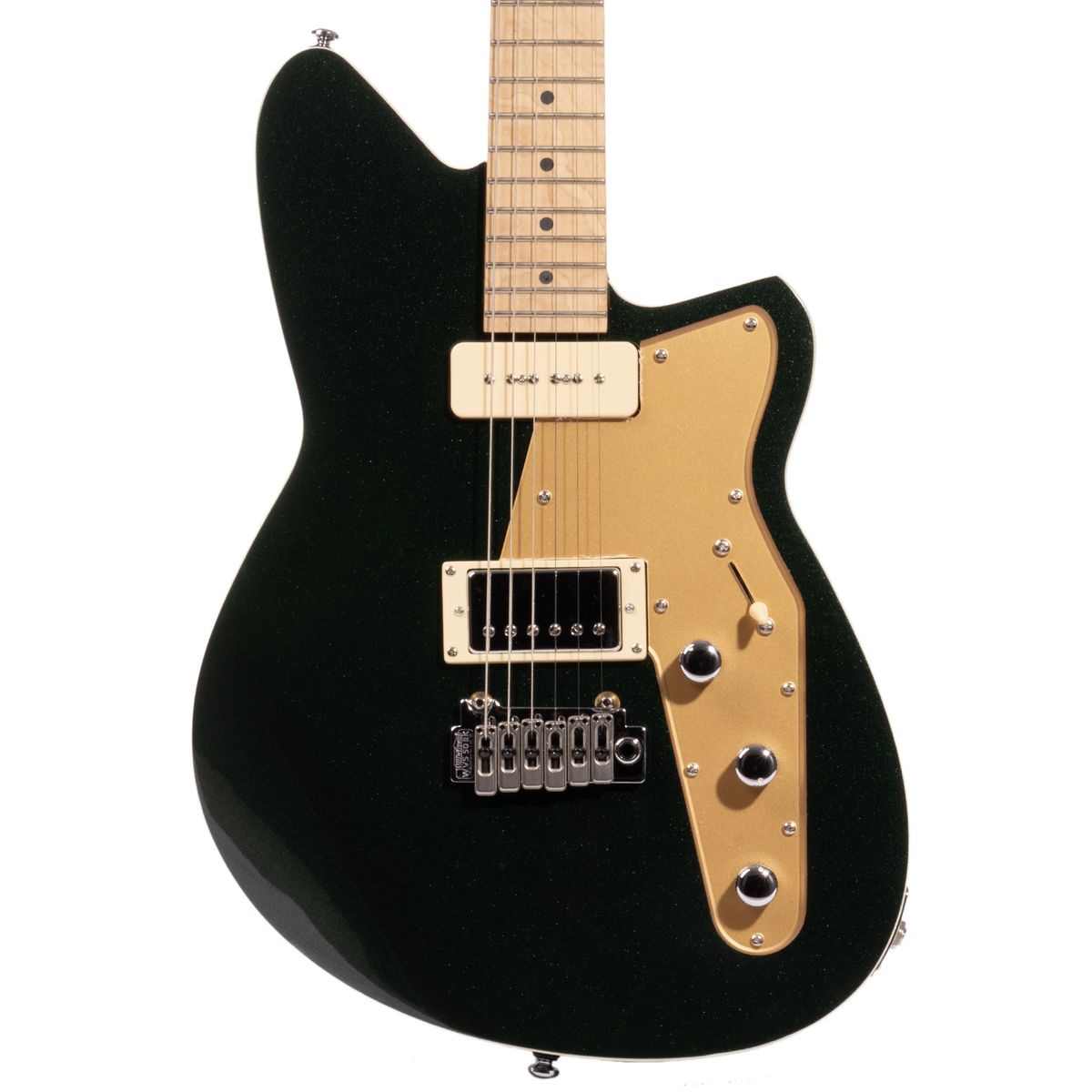 Reverend Double Agent W Electric Guitar, Roasted Maple Neck/Fingerboard, Outfield Ivy