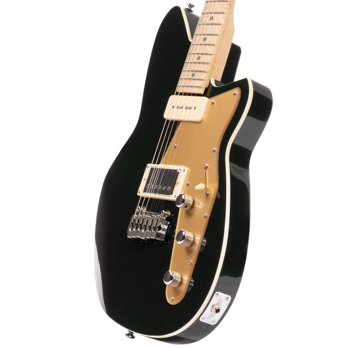 Reverend Double Agent W Electric Guitar, Roasted Maple Neck/Fingerboard, Outfield Ivy