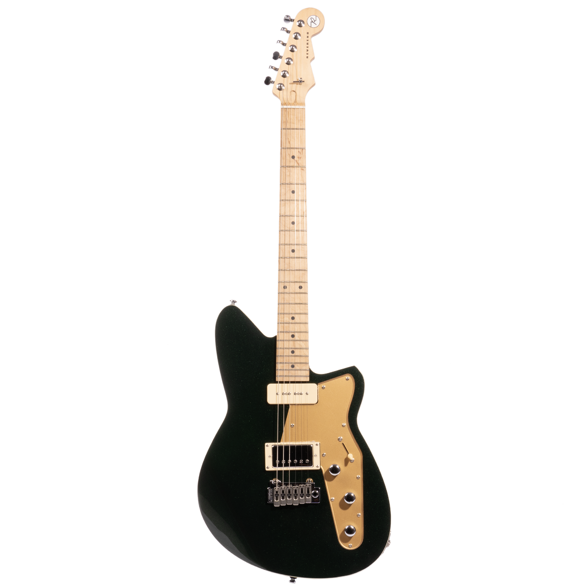 Reverend Double Agent W Electric Guitar, Roasted Maple Neck/Fingerboard, Outfield Ivy