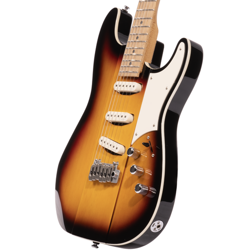 Reverend Greg Koch Signature Gristle ST Electric Guitar, Roasted Maple Neck, 3-Tone Burst