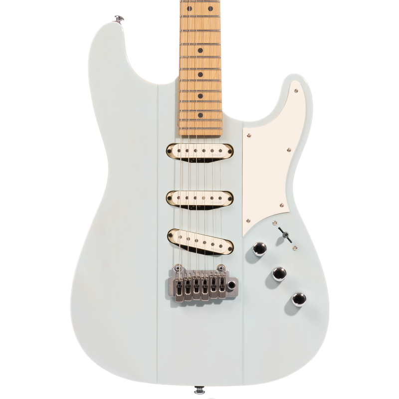 Reverend Greg Koch Signature Gristle ST Electric Guitar, Roasted Maple Neck, Blucifer