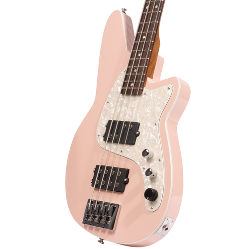 Reverend Mercalli 4 Bass Guitar, Rosewood Fingerboard, Orchid Pink