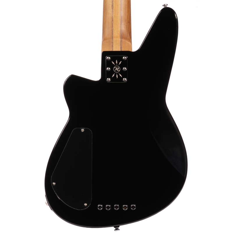 Reverend Mercalli 5 Bass Guitar, Rosewood Fingerboard, Midnight Black