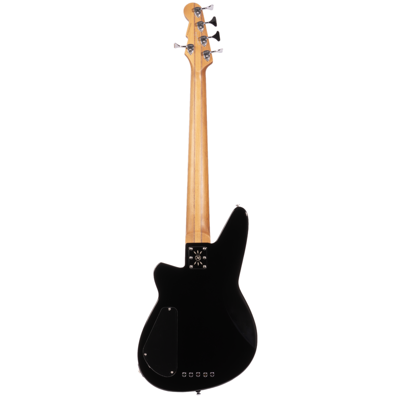 Reverend Mercalli 5 Bass Guitar, Rosewood Fingerboard, Midnight Black