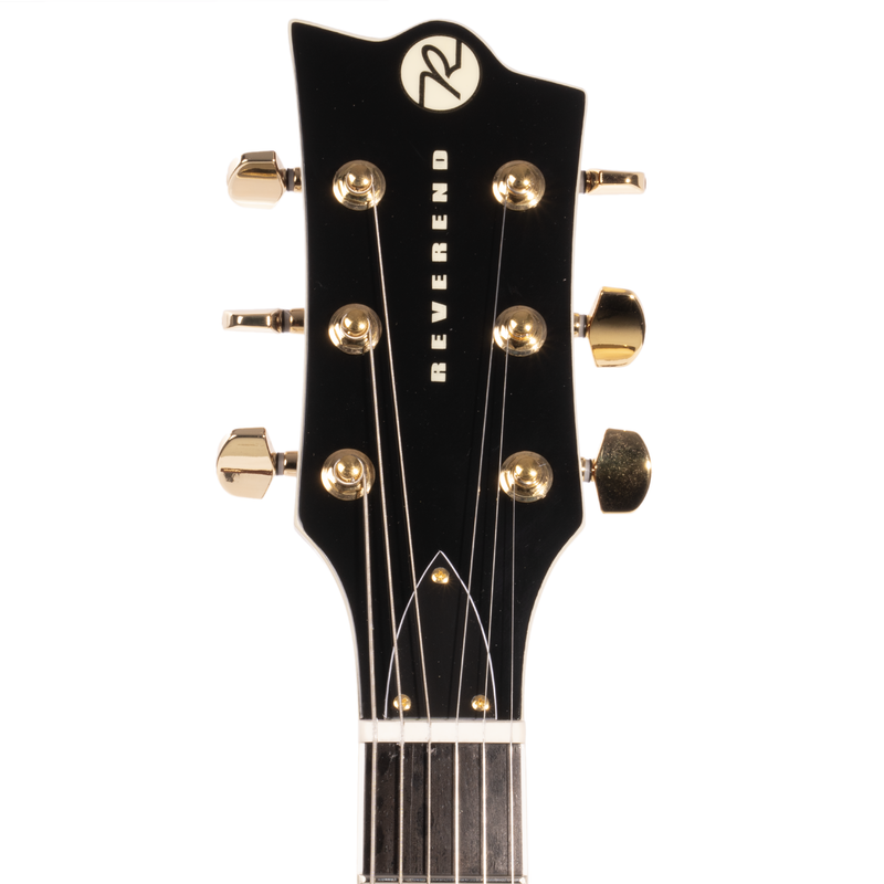 Reverend Roundhouse RA FM Electric Guitar, Ebony Fingerboard, Coffee Burst w/ Gold Hardware