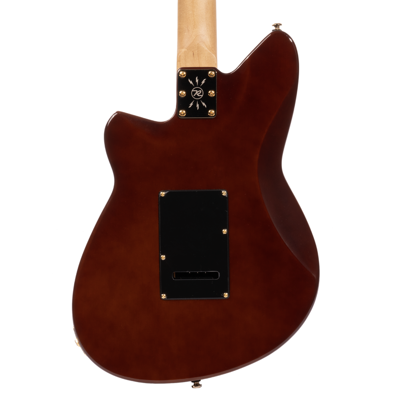 Reverend Ryan Malicsi Signature Electric Guitar, Roasted Maple Fingerboard, White Gold Sparkle
