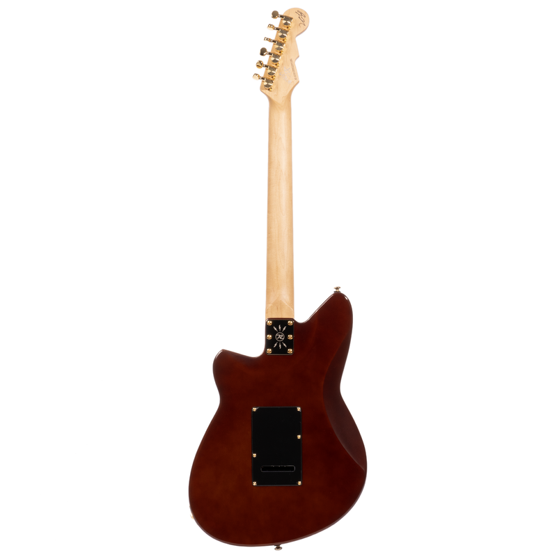 Reverend Ryan Malicsi Signature Electric Guitar, Roasted Maple Fingerboard, White Gold Sparkle