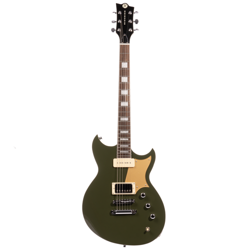 Reverend Sensei H90 Electric Guitar, Rosewood Fingerboard, Army Green