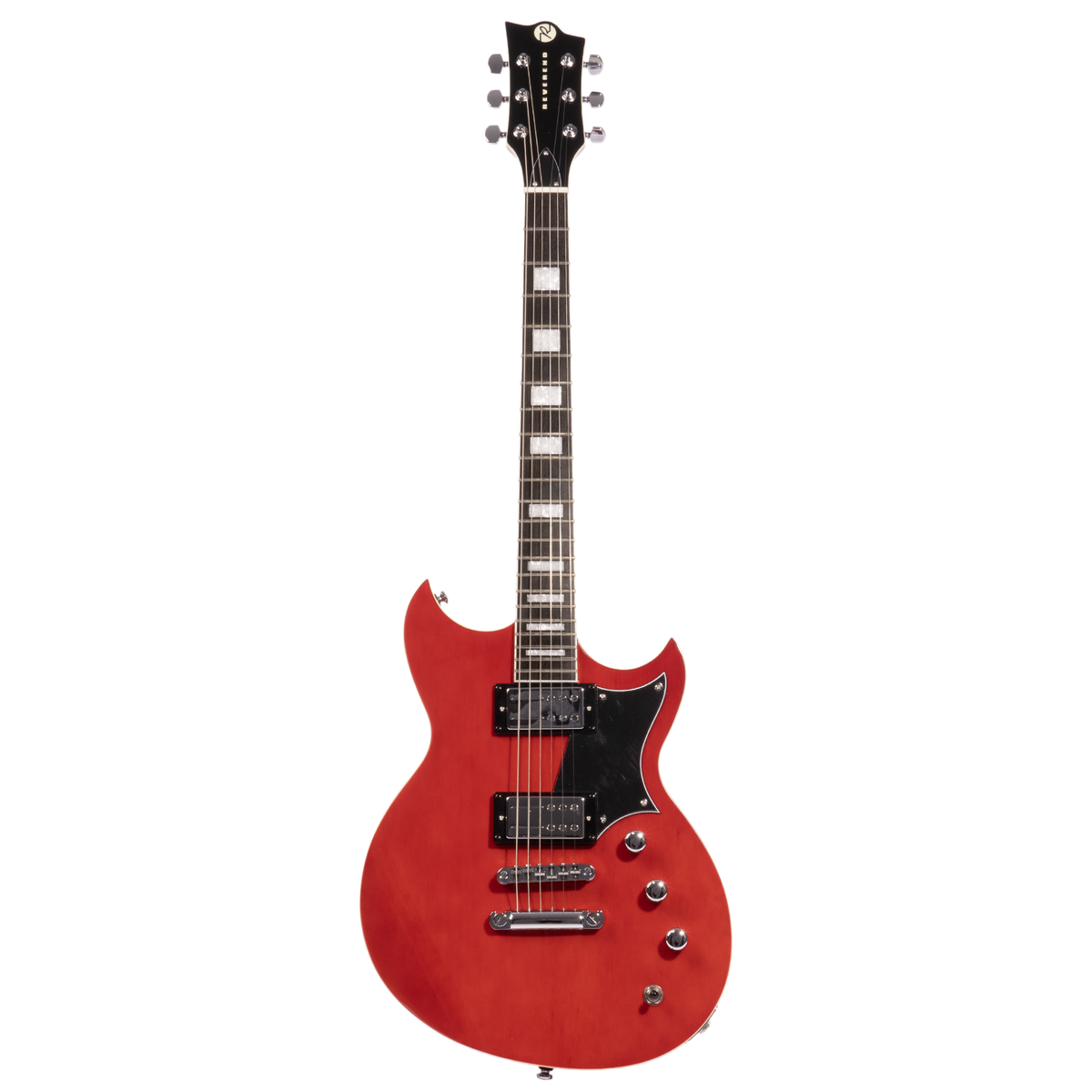 2024 Reverend Sensei RA Electric Guitar, Ebony Fingerboard, Transparent Cherry