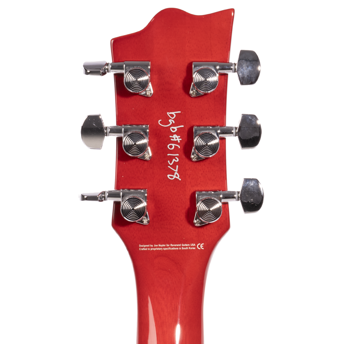 2024 Reverend Sensei RA Electric Guitar, Ebony Fingerboard, Transparent Cherry
