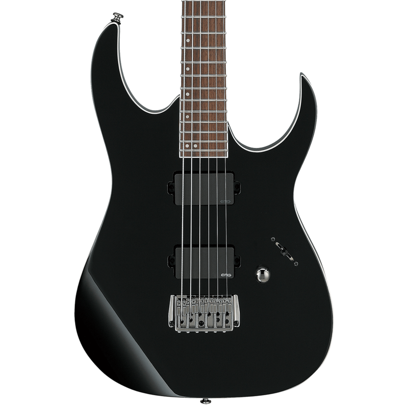 Ibanez RGIB21BK Iron Label Baritone Electric Guitar, Black