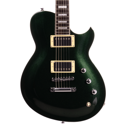 Reverend Roundhouse Electric Guitar, Rosewood Fingerboard, Outfield Ivy