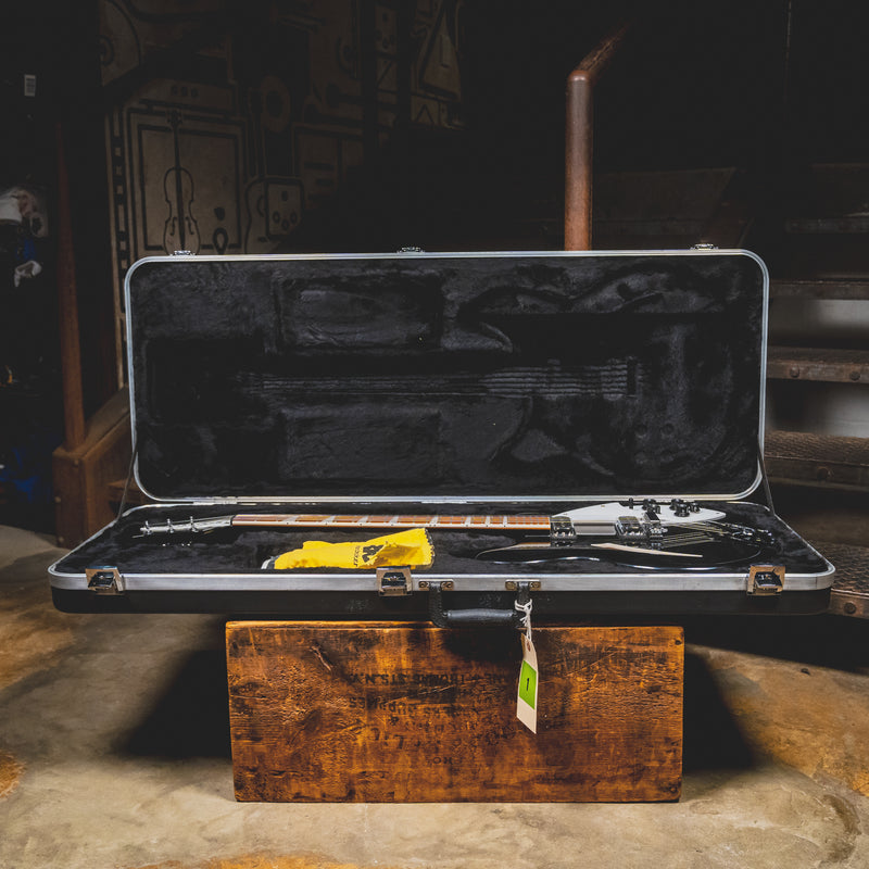 2017 Rickenbacker 360 Semi-Hollow Electric Guitar, Jetglo w/OHSC - Used