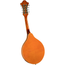 Rover RM-70S Deluxe A-Model Mandolin, Translucent Amber