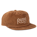 Russo Music Logo Snapback Corduroy Cap, Camel/Ivory
