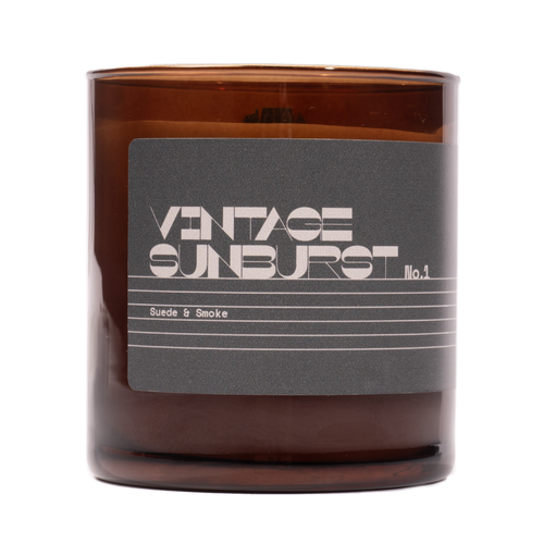 Russo Music Candle NO.1 Vintage Sunburst, Suede & Smoke
