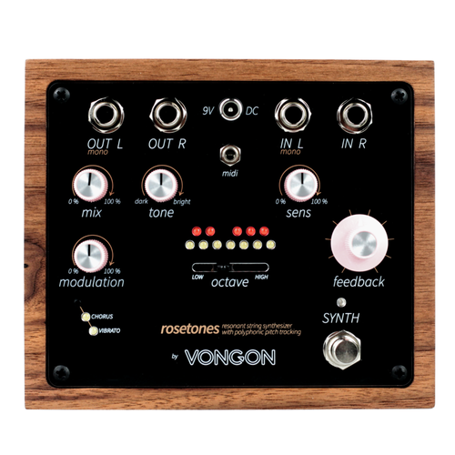 Vongon Rosetones Resonant String Synthesizer Effect Pedal