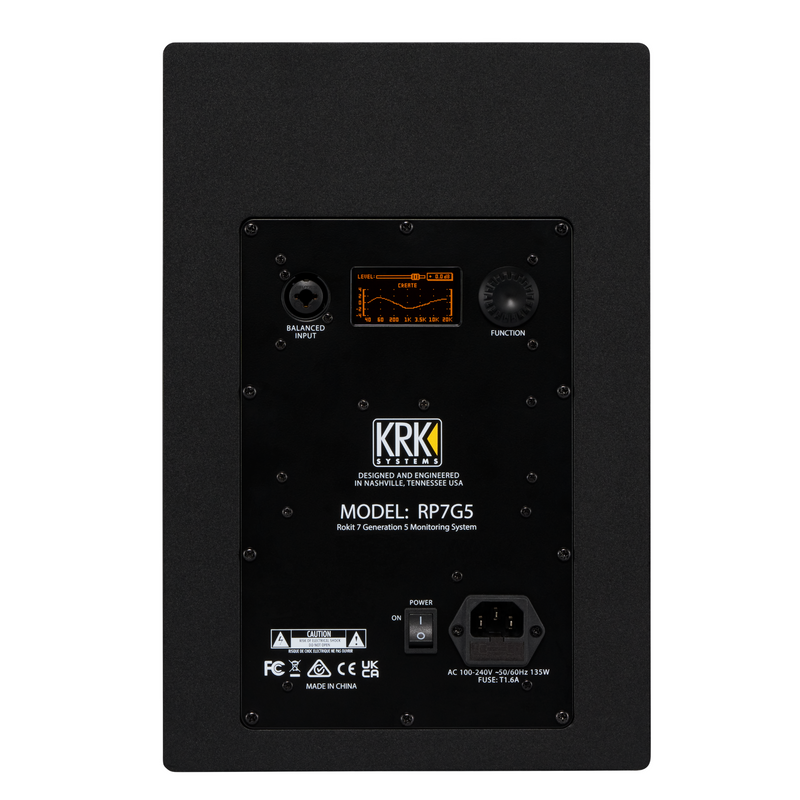 KRK Rokit 7" Generation 5 Studio Monitor, Single Monitor