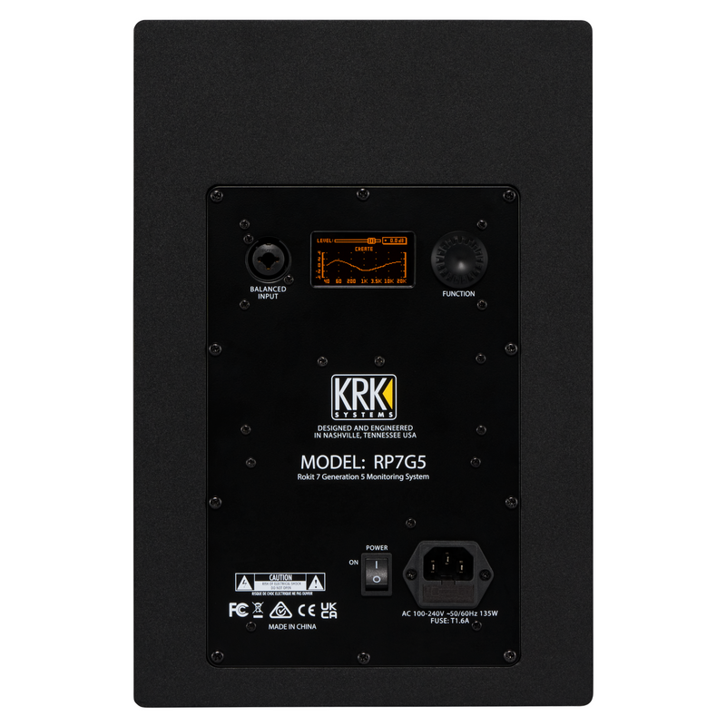 KRK Rokit 8" Generation 5 Studio Monitor, Single Monitor Info